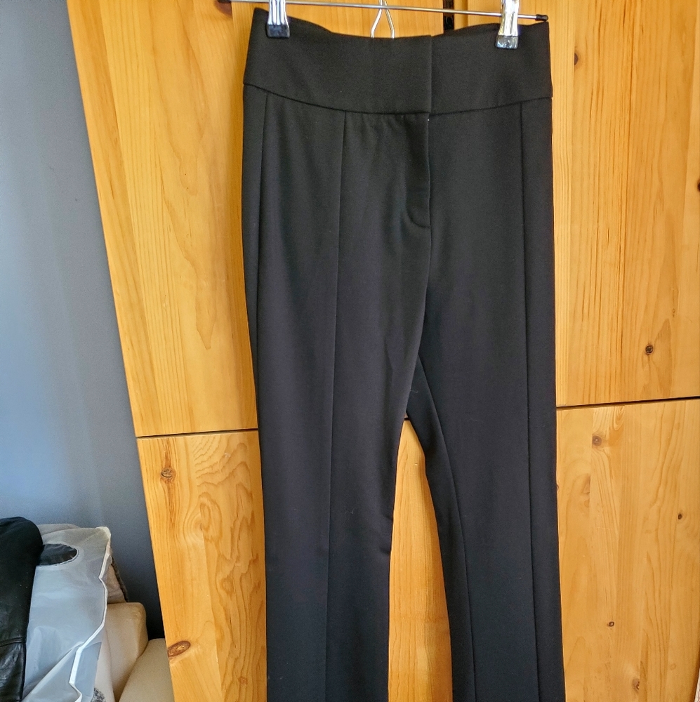 Hugo Boss NWT Women's Black Slim Fit Bootcut Jersey Pants size 0